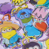 BTS X DESPICABLE ME 4 OFFICIAL MERCH ACRYLIC KEYRING