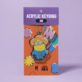 BTS X DESPICABLE ME 4 OFFICIAL MERCH ACRYLIC KEYRING