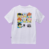 BTS X DESPICABLE ME 4 OFFICIAL MERCH T-SHIRT WHITE