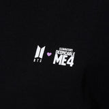 BTS X DESPICABLE ME 4 OFFICIAL MERCH T-SHIRT BLACK