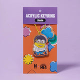 BTS X DESPICABLE ME 4 OFFICIAL MERCH ACRYLIC KEYRING