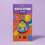 BTS X DESPICABLE ME 4 OFFICIAL MERCH ACRYLIC KEYRING