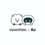 BTS JIN - WOOTTEO X RJ PLUSH KEYRING (WHITE)