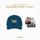 ATEEZ - GOLDEN HOUR : PART.1 OFFICIAL MERCH WORK BALL CAP