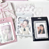 COLOR MINI PHOTO CARD ZIPPER BAG PHOTO CARD ACCESSORIES GIFT PACKAGING