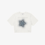 TXT - TOMORROW X TOGETHER WORLD TOUR ACT : PROMISE OFFICIAL MERCH CROP T-SHIRT (WHITE)