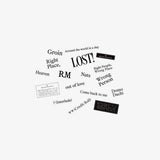 BTS RM - RIGHT PLACE, WRONG PERSON OFFICIAL MERCH STICKER SET