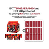 ZEROBASEONE X PALDO - TEUMSAE RAMEN 120G * 5EA X ZEROBASEONE PHOTO CARD SET