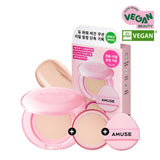 AMUSE - DEW POWER VEGAN CUSHION REFIL PLAN (PRODUCT + REFILL GIFT)