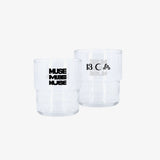 BTS JIMIN - MUSE OFFICIAL MERCH STACK GLASS CUP (LOGO)