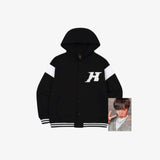 BTS J-HOPE - HOPE ON THE STREET OFFICIAL MERCH VARSITY JACKET(BLACK)