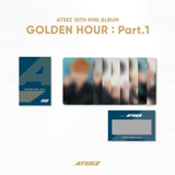 ATEEZ - GOLDEN HOUR : PART.1 OFFICIAL MERCH PHOTO & SCRATCH CARD A SET